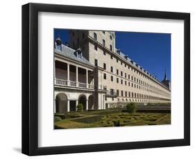 El Escorial Royal Monastery and Palace, San Lorenzo De El Escorial, Spain-Walter Bibikow-Framed Photographic Print