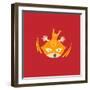 El Fuego Falling-null-Framed Giclee Print