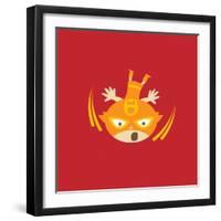 El Fuego Falling-null-Framed Giclee Print