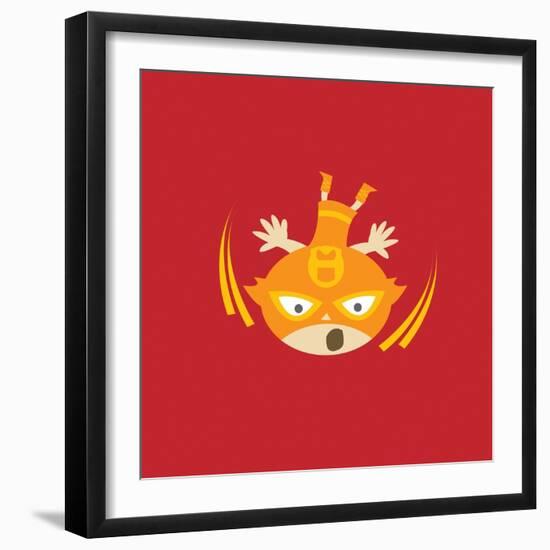 El Fuego Falling-null-Framed Premium Giclee Print