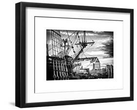 El Galeon, Authentic Replica of 17th Century Spanish Galleon at Pier 84, New York-Philippe Hugonnard-Framed Art Print