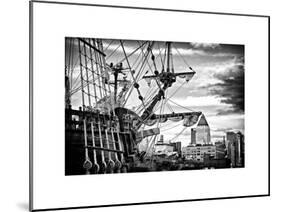 El Galeon, Authentic Replica of 17th Century Spanish Galleon at Pier 84, New York-Philippe Hugonnard-Mounted Art Print