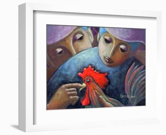 El Gallo-Oscar Ortiz-Framed Premium Giclee Print