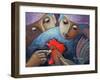 El Gallo-Oscar Ortiz-Framed Giclee Print