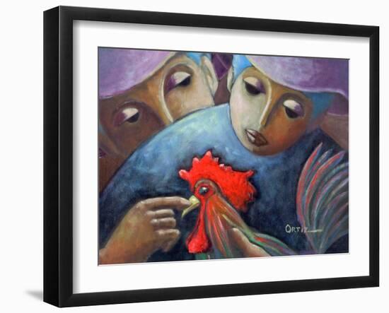 El Gallo-Oscar Ortiz-Framed Giclee Print