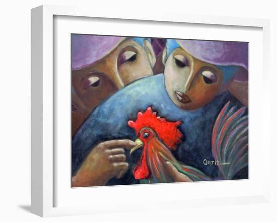 El Gallo-Oscar Ortiz-Framed Giclee Print