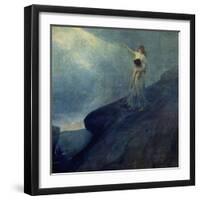 El Genio Y La Inspiracion, 1905-Julio Romero de Torres-Framed Giclee Print