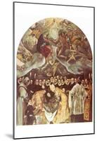 El Greco (Burial of Count Orgaz) Art Poster Print-null-Mounted Poster