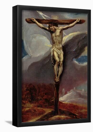 El Greco Christ at the Cross Art Print Poster-null-Framed Poster