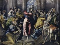 Christ Driving Moneychangers from Temple-El Greco-Giclee Print
