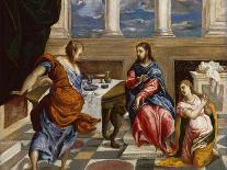 Christ in the House of Martha and Mary, 1600-El Greco-Giclee Print