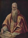 Saint Jerome as Scholar, c.1610-El Greco-Giclee Print