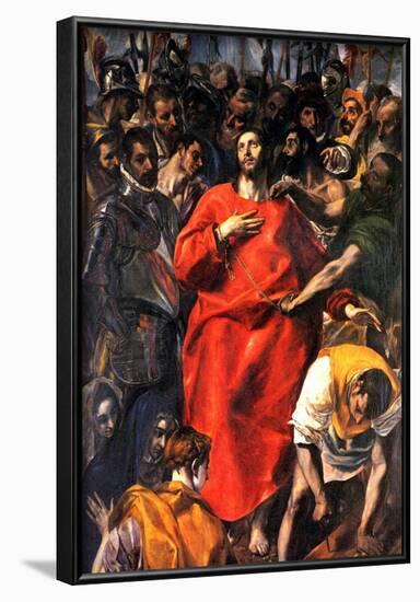 El Greco Disrobing of Christ Art Print Poster-null-Framed Poster