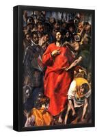 El Greco Disrobing of Christ Art Print Poster-null-Framed Poster