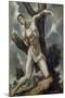 EL GRECO (school). MARTYRDOM OF SAN SEBASTIAN - XVI/XVII CENTURY - SPANISH MANNERISM-EL GRECO (SCHOOL OF)-Mounted Poster