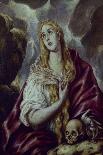 EL GRECO (school). THE PENITENT MAGDALENA - 17TH CENTURY - SPANISH MANNERISM-EL GRECO (SCHOOL OF)-Poster