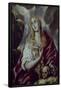 EL GRECO (school). THE PENITENT MAGDALENA - 17TH CENTURY - SPANISH MANNERISM-EL GRECO (SCHOOL OF)-Framed Poster