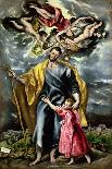 The Burial of Count Orgaz' (Detail), 1586-1588-El Greco-Giclee Print