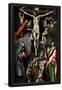 El Greco / 'The Crucifixion', 1597-1600, Spanish School, Oil on canvas, 312 cm x 169 cm, P00823.-El Greco-Framed Poster