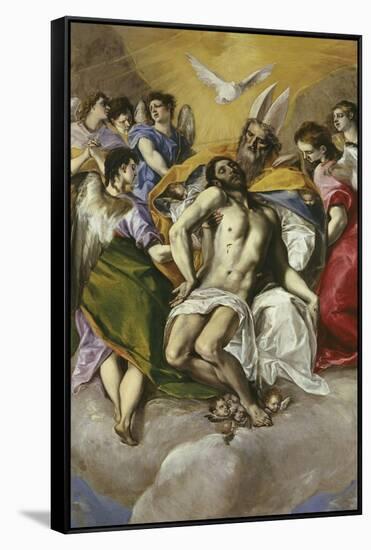 El Greco / The Trinity, 1577-1579-null-Framed Stretched Canvas