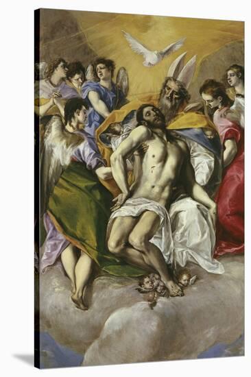 El Greco / The Trinity, 1577-1579-null-Stretched Canvas