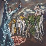 Christ in the House of Martha and Mary, 1600-El Greco-Giclee Print