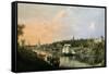 El Guadalquivir a Su Paso Por Sevilla, 1851-Manuel Barron y Carrillo-Framed Stretched Canvas