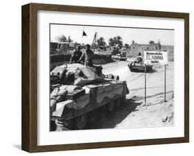 El Hamma, North Africa, World War Two, April 1943-null-Framed Photographic Print
