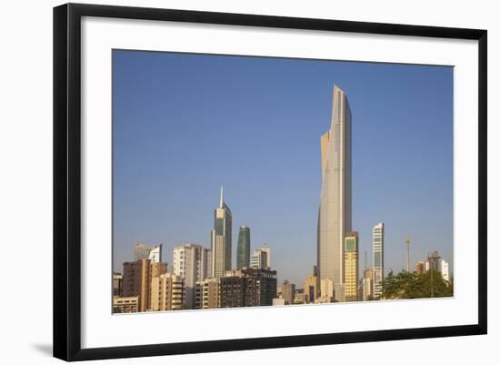 El Hamra Building, a Business and Luxury Shopping Center, Kuwait City, Kuwait, Middle East-Jane Sweeney-Framed Photographic Print