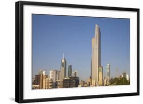 El Hamra Building, a Business and Luxury Shopping Center, Kuwait City, Kuwait, Middle East-Jane Sweeney-Framed Photographic Print