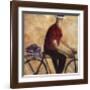 El Hombre De La Bicicleta-Didier Lourenco-Framed Art Print