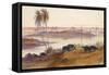 El Hon, Egypt, 1884-Edward Lear-Framed Stretched Canvas