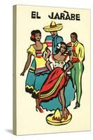 El Jarabe Travel Poster-null-Stretched Canvas