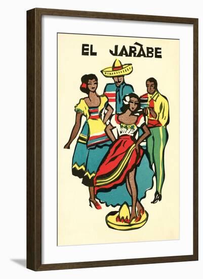 El Jarabe Travel Poster-null-Framed Art Print