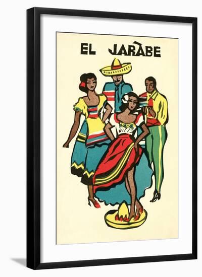 El Jarabe Travel Poster-null-Framed Art Print