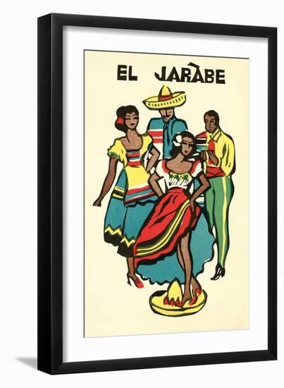 El Jarabe Travel Poster-null-Framed Art Print