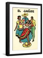 El Jarabe Travel Poster-null-Framed Art Print