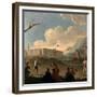 El Juego De Balón, Ca. 1796-Charles Joseph Flipart-Framed Giclee Print