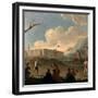 El Juego De Balón, Ca. 1796-Charles Joseph Flipart-Framed Giclee Print