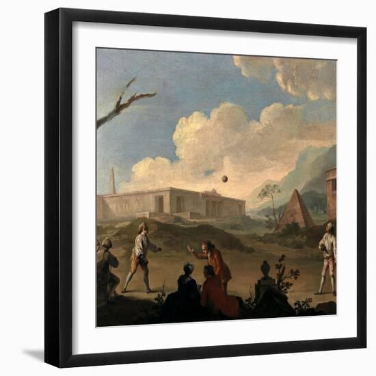 El Juego De Balón, Ca. 1796-Charles Joseph Flipart-Framed Giclee Print