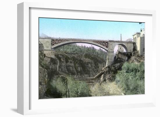 El-Kantara Bridge, Constantine, Northeast Algeria-null-Framed Giclee Print