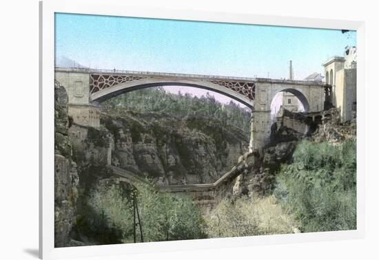 El-Kantara Bridge, Constantine, Northeast Algeria-null-Framed Giclee Print