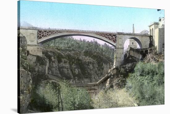 El-Kantara Bridge, Constantine, Northeast Algeria-null-Stretched Canvas