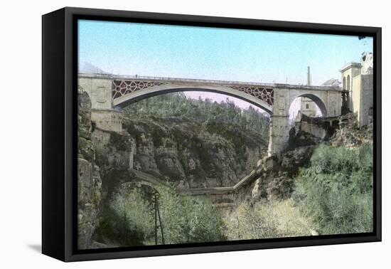 El-Kantara Bridge, Constantine, Northeast Algeria-null-Framed Stretched Canvas