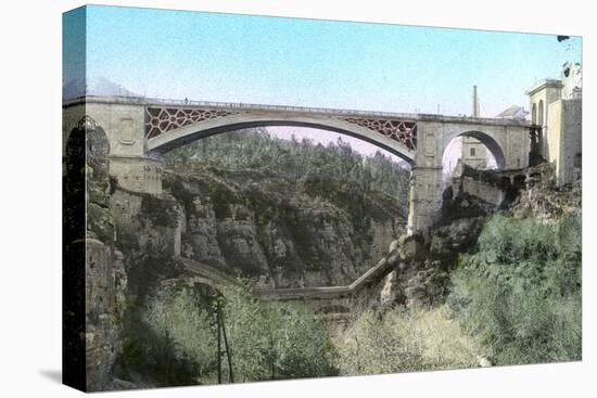 El-Kantara Bridge, Constantine, Northeast Algeria-null-Stretched Canvas