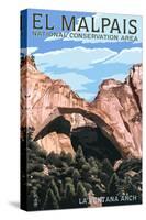 El Malpais National Conservation Area, New Mexico - La Ventana Arch-Lantern Press-Stretched Canvas