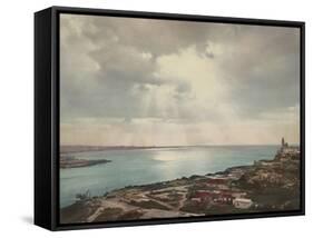 El Mar De La Cabana-William Henry Jackson-Framed Stretched Canvas