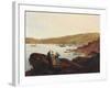 El Membrillo Beach, Near Valparaiso, 1844-Johann Moritz Rugendas-Framed Giclee Print