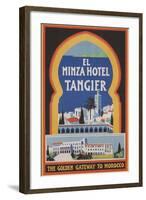 El Minza Hotel, Tangier, Morocco-null-Framed Art Print
