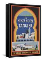 El Minza Hotel, Tangier, Morocco-null-Framed Stretched Canvas